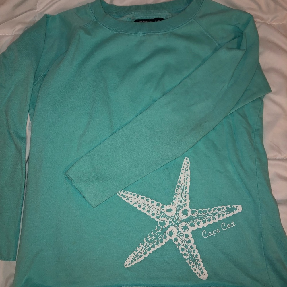 Long sleeve cape cod sweater